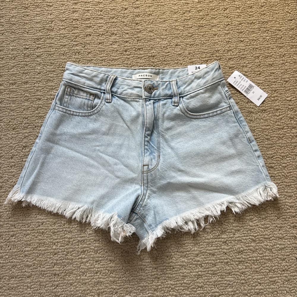 PacSun Light Blue Denim Women's Shorts